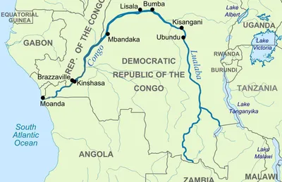 Водопады на реке конго (57 фото) - 57 фото