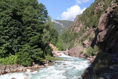 Большая Лаба - река в горах Кавказа | Пеший-Леший