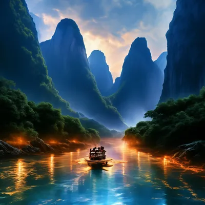 Река Ли В Окружении Карста В Яншуо Гуйлинь Провинция Гуанси Китай —  стоковые фотографии и другие картинки Река Ли - Китай - iStock