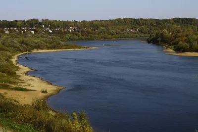 Река Ока, Касимов — Фото — Водный транспорт