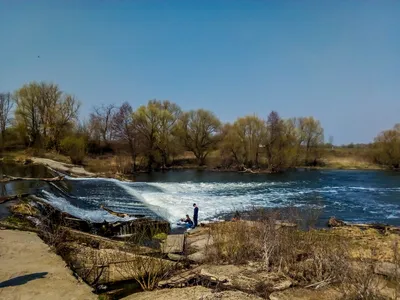 Плотина на р. Осетр (Зарайск - Московская область)