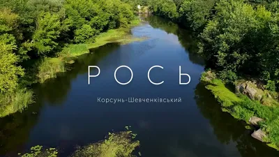 Река Рось в коричневых тонах