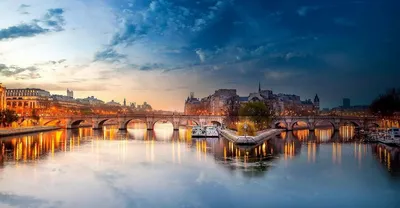 Река Сена и строительство в Париже во Франции Стоковое Изображение -  изображение насчитывающей место, парижско: 156435525