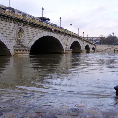 Париж, Франция, 9 Февраля, 2016: Река Сена В Париже, Франция Фотография,  картинки, изображения и сток-фотография без роялти. Image 52515215
