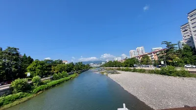 Сочи, река Сочи, улица Конституции в 2023 г | Сочи, Краснодар, Река