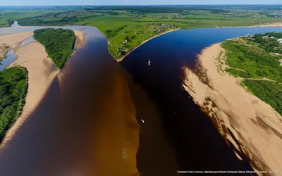 Эх! Сухона река - крутые берега!... / Река Сухона, Великоустюгский район  Вологодской области