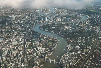 Река Темза (Лондон) на Карте Великобритании, описание