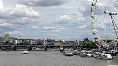 Река Темза в Лондоне (Thames) - символ и гордость Англии