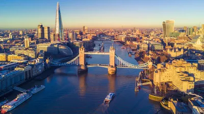 Купить фотообои Река Темза, Лондон (#7373) | заказать в каталоге интернет  магазина с ценой и фото