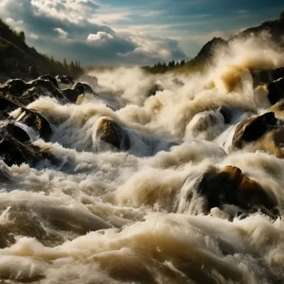 Уровень воды в реке Терек, Россия - Социальная сеть о рыбалке.