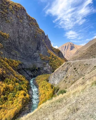 Река Терек, Долина Трусо, Грузия | Terek river, Truso Valley, Georgia in  2023 | Mountains