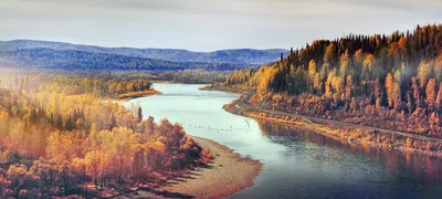 Красивая река Томь, Новокузнецк с высоты птичьего полета - YouTube