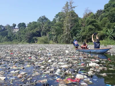 Река Цитарум: самая загрязненная река в мире (Индонезия) | Пикабу