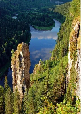 река Усьва - Фото с высоты птичьего полета, съемка с квадрокоптера -  PilotHub
