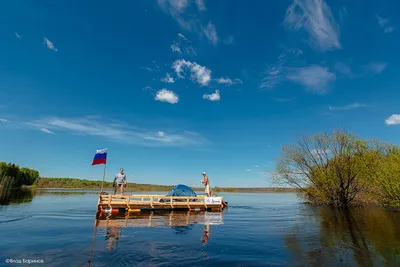 Вид на реку Ветлуга. - Объекты туризма - Туризм - О муниципалитете -  Воскресенский муниципальный округ