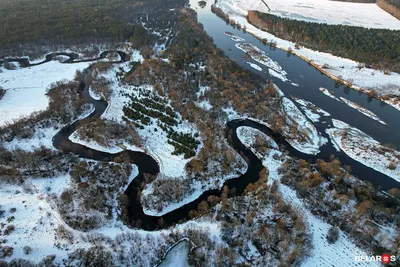 Место впадения реки Страча в реку Вилия | Планета Беларусь
