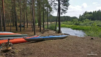 Открытка, Вильнюс (Вильно), река Вилия, Российская империя, Литва, начало  20-го века, 14x9,3 см