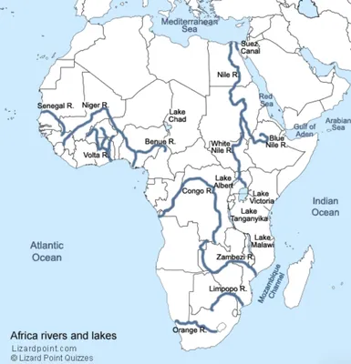 Реки Африки. 8 класс - презентация онлайн