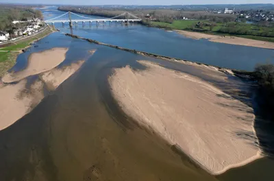 Фотографии париже Франция Водный канал Реки в ночи Уличные фонари