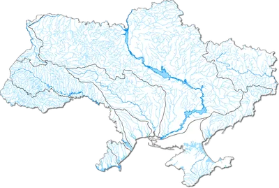 Карте рек Украины — Служба стастистики NoNews