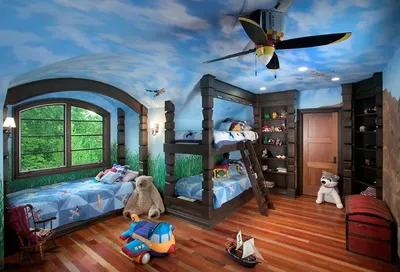 Дизайн интерьера спальни, Дизайн детской комнаты, Комната для мальчика  дизайн
