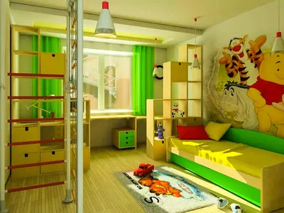 Дизайн детской комнаты от студии.Заказать дизайн проект детской комнаты от  Soprano