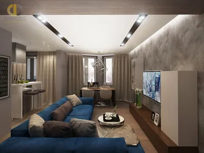 Дизайн интерьера квартиры — 104 кв.м. — COLOR