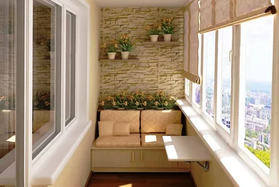 Актуальные идеи дизайна маленького балкона — лучшие решения для интерьера  от SALON