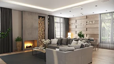 Дизайн гостиной с камином: 9 проверенных идей от студии Anngli – his.ua