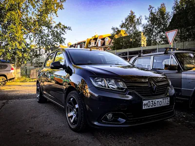 Renault Logan в премиальном тюнинге — Renault Logan (2G), 1,6 л, 2014 года  | тюнинг | DRIVE2