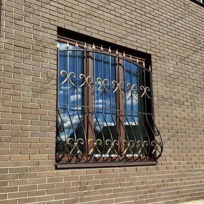 Кованые решетки на окна на заказ
