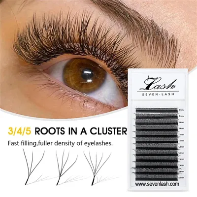 Easy Fan Volume Lashes 0.07 DD Curl (16 Lines) - SLEFMIX