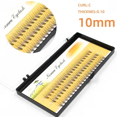 6 Rows Of Soft Thick Natural Volume Eyelashes 10d/20d/30d - Temu