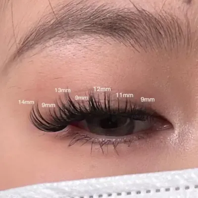 ZIDIA Cluster lashes Ресницы-пучки 10D C 0,10 Mix (3 ленты, размер 8, 10,  12 мм) купить в AmoreShop