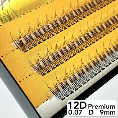 MASSCAKU 10D 12D 20D Heat Bonded Premade Volume Fans Lashes Natural Soft  Individual Clusters Eyelashes Extensions Makeup - AliExpress