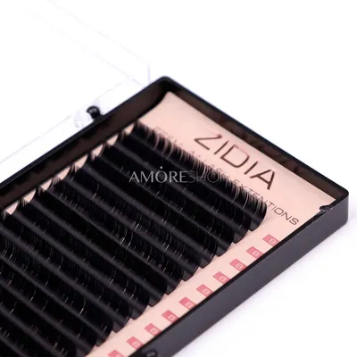 ZIDIA Premium Lash Extensions - ресницы для наращивания (20 лент) C0,07 х 8  мм купить в Amoreshop