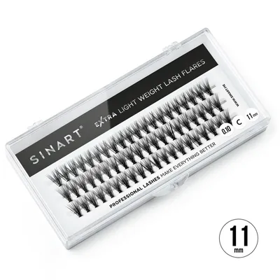 EYE LASHES PRO пучковые ресницы (20D) 14 mm Sinart: купить по лучшей цене в  Украине | Sinart.me