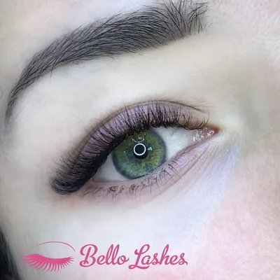 Наращивание ресниц 2D (2Д) - двойной объем | Bello Lashes