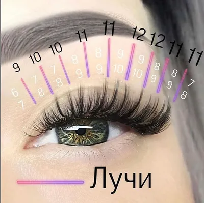 Ресницы лучики (густые ресницы)- купить в Киеве | Tufishop.com.ua