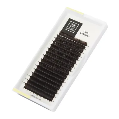 Ресницы С 0.07 Горький шоколад Le Mat Миксы (6-13 мм)