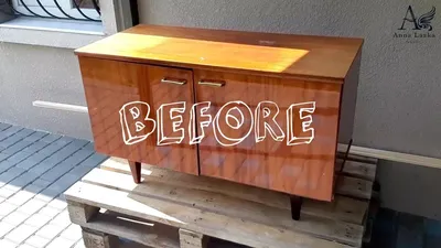 СТИЛЬНАЯ ПЕРЕДЕЛКА СОВЕТСКОЙ ТУМБЫ / ПЕРЕДЕЛКА СТАРОЙ МЕБЕЛИ / how to  remake an old dresser - YouTube