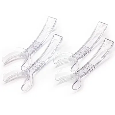 Ретрактор стоматологический для щек и губ усиленный прозрачный - набор из 4  шт купить в интернет-магазине dentins.ru