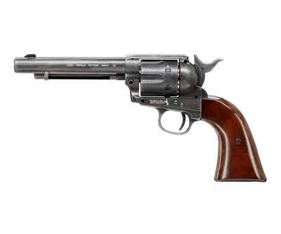 Пневматический револьвер Umarex Colt SAA 45 BB Antique (5,5”) (5.8307)  купить в Москве, СПБ, цена в интернет-магазине «Pnevmat24»