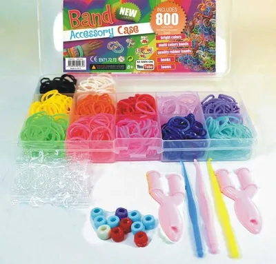 Набор резинок для плетения браслетов 5600шт Rainbow Loom с ОРИГИНАЛЬНЫМ  СТАНКОМ (ID#8642620), цена: 89.99 руб., купить на Deal.by