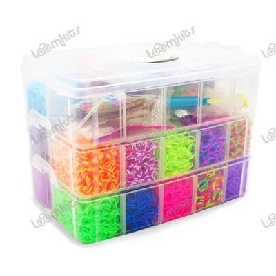 ᐉ Набор Fashion loom bands для плетения браслетов из резинок 25000 шт.