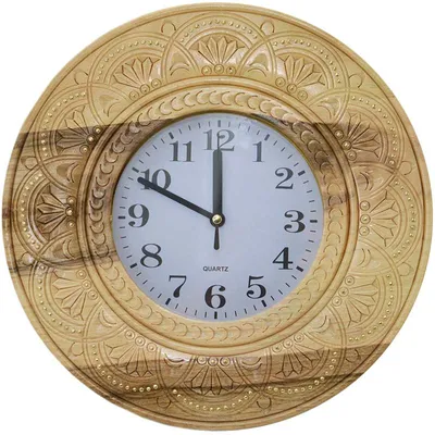 Бесшумные настенные часы в стиле ретро с имитацией массива дерева в  европейском стиле - купить по низкой цене в интернет-магазине OZON  (1345062465)