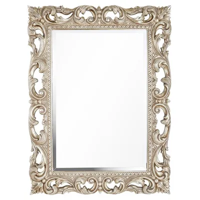 Зеркало в резной раме Oxford Silver – купить в интернет-магазине ROSESTAR