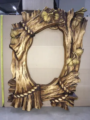 Рама для зеркала фигурная резная деревянная. Размер 40 х 58 см.  (ID#1734491321), цена: 3852 ₴, купить на Prom.ua