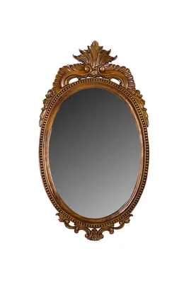 Зеркало резное в деревянной раме MK-2454-NM