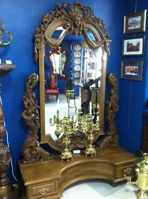 Купить Резная рама для зеркала в стиле барокко | Skrami.by